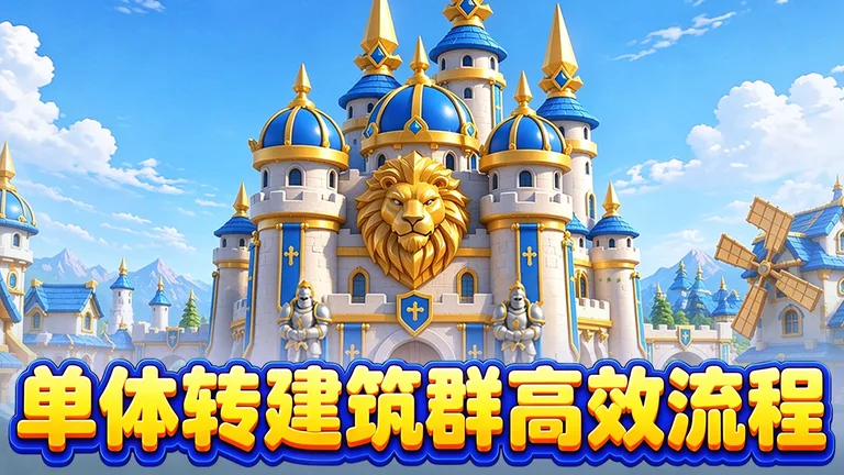 单体转建筑群高效流程